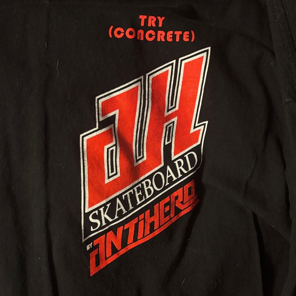 Antihero Black Skateboard Jeff Grosso Chris Strople long sleeve T-Shirt new XL